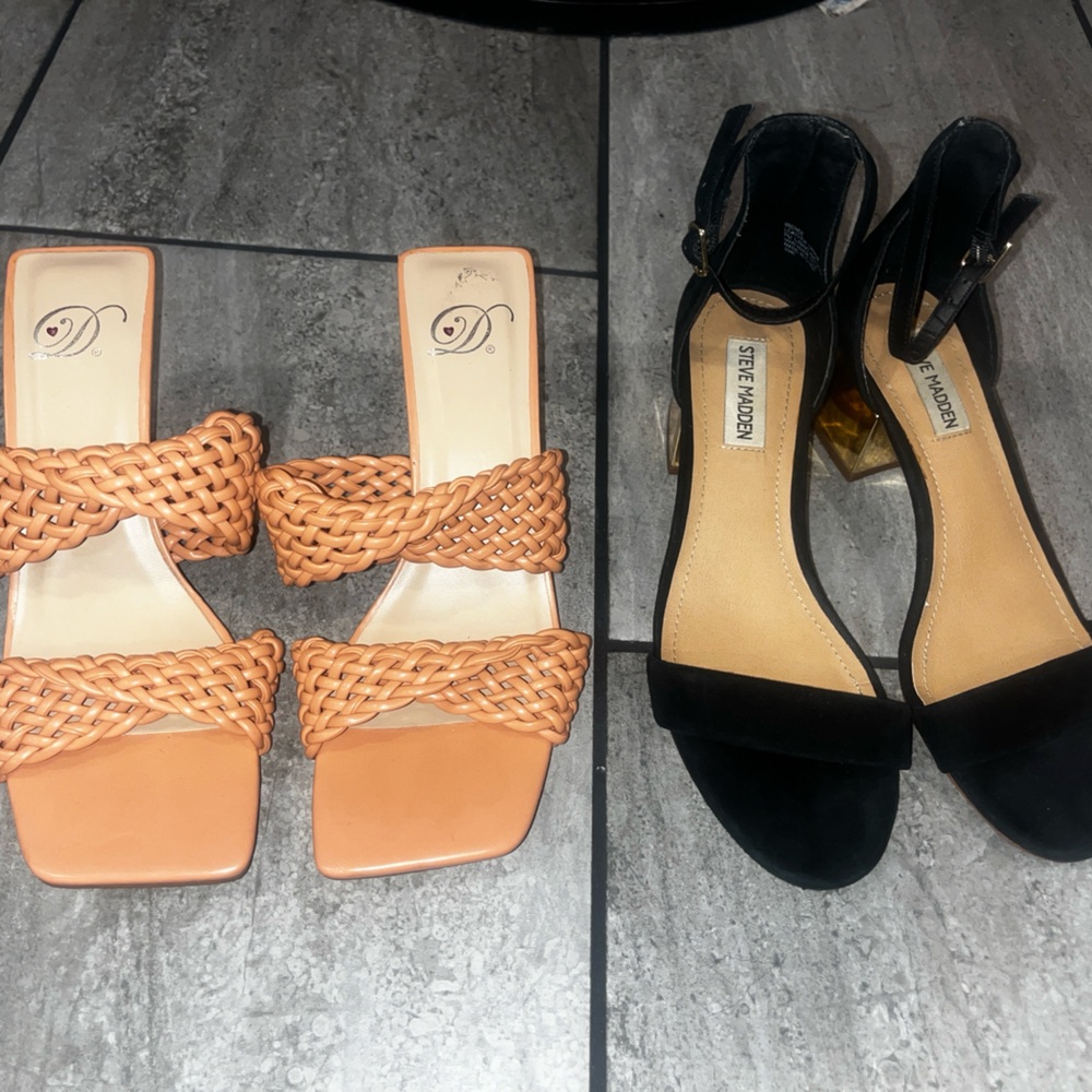 Two pair of heels 
Size 8 
$10 for both